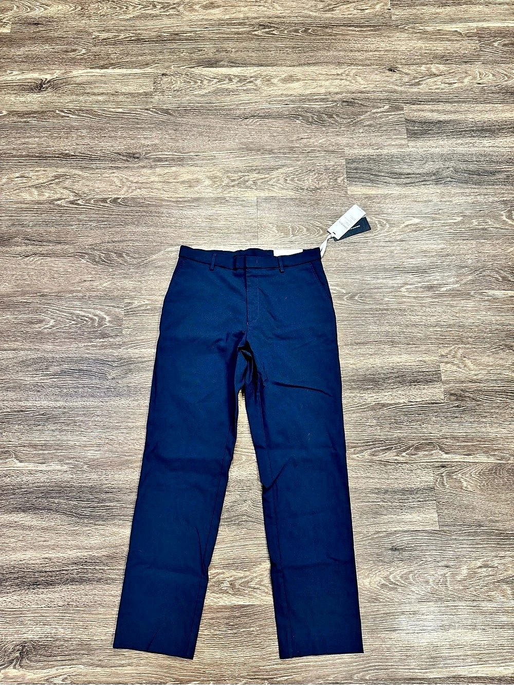 NWT Tommy Hilfiger Men's Navy Stretch Dress Pants 33x32 Wrinkle Resistant